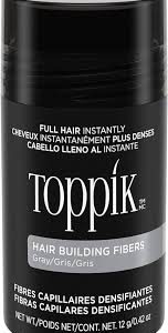 TOPPIK FIBRA CAPILAR COLOR GRIS