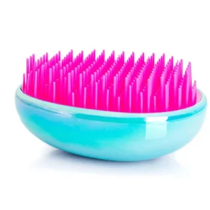 3 Claveles cepillo antienredo turquesa sin mango 8,5 cm