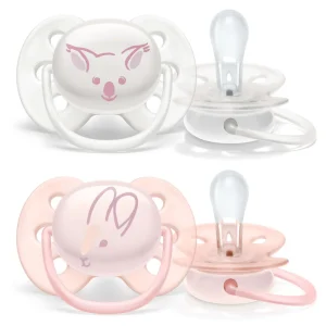 Philips Avent 2 chupetes ultra soft decorados 0-6 meses niña