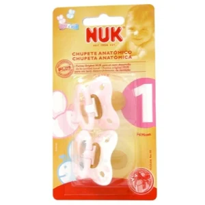 Chupete Nukete Baby T1 Látex Rose 2 Unidades