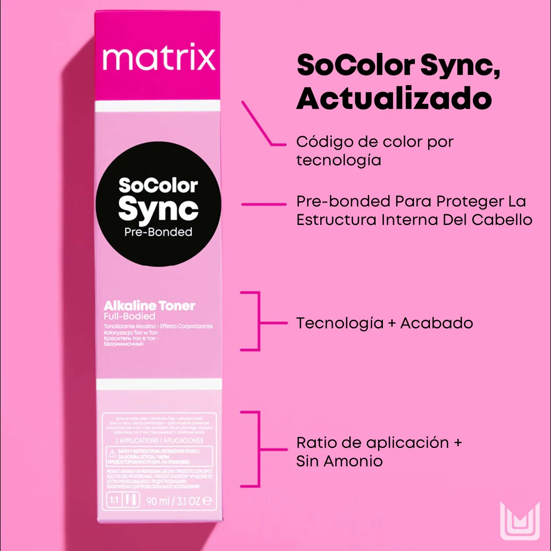 Tinte En Crema Socolor Sync 5N/5 Castaño Claro 90 Ml - Imagen 4